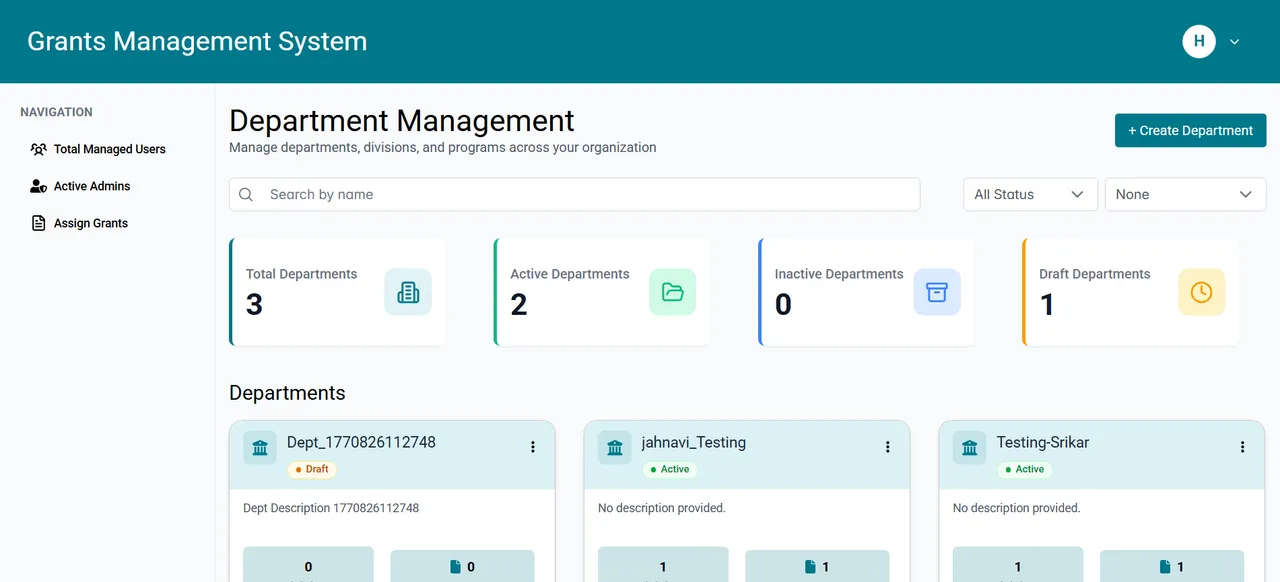 Grants Management